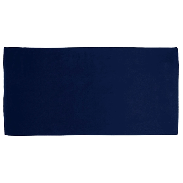 Navy Blue color option for 35" X 60" Cotton Velour Beach Towels