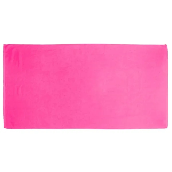 Pink color option for 35" X 60" Cotton Velour Beach Towels
