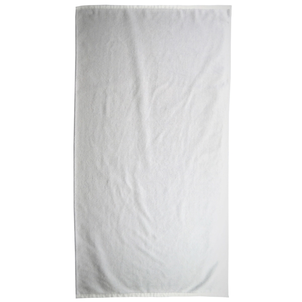 White color option for 30" X 60" Beach Towel