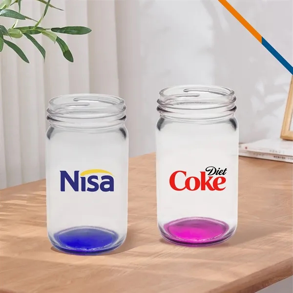 Blue color option for Pulacy Mini Mason Jars   8 Oz.