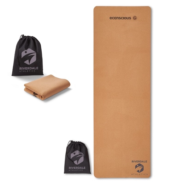 Black color option for Econscious Packable Yoga Mat And Carry Bag