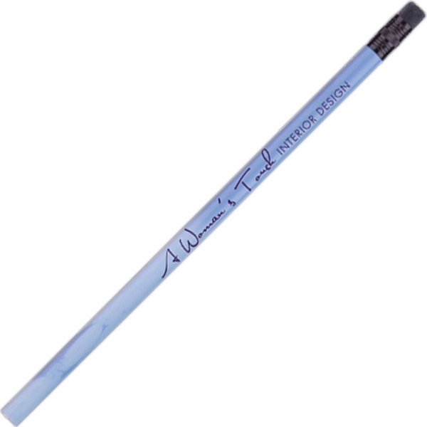 Blue To Light Blue color option for Encore Recycled Attitood™ Mood Color Changing Pencil