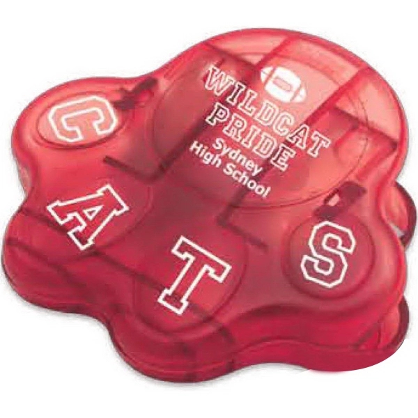 Translucent Red color option for Paw Shaped Keep It Clip