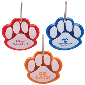 Photo of Paw Shaped Reflective Collar Tag
