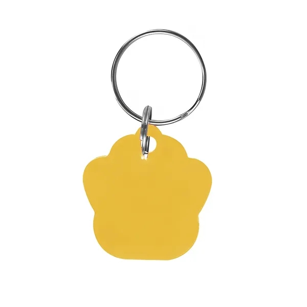 Gold color option for Paw Shaped Collar Dog Tag