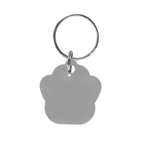 Silver color option for Paw Shaped Collar Dog Tag