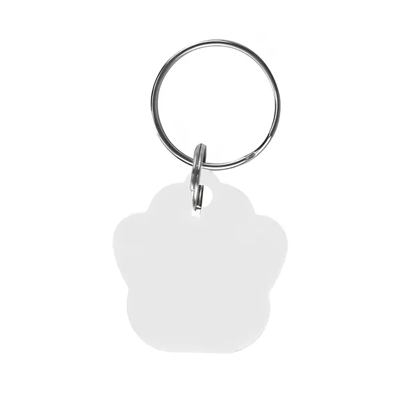 White color option for Paw Shaped Collar Dog Tag