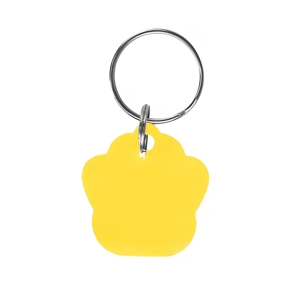 Yellow color option for Paw Shaped Collar Dog Tag