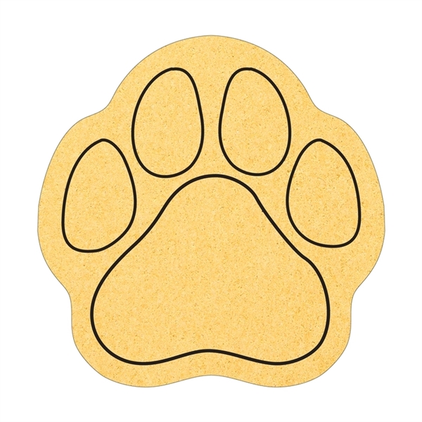 Buff color option for Paw Shaped Compressed Sponge