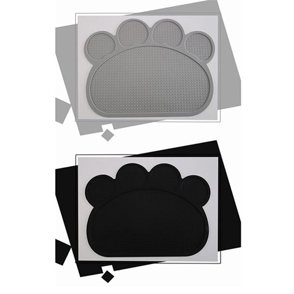 Black color option for Creative Dog Paw Shaped Silicone Lick Pad