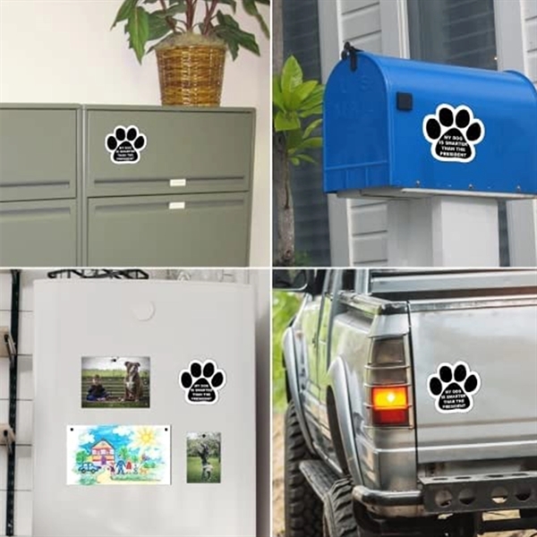 Gray color option for Dog Paw Shaped Magnet Clip