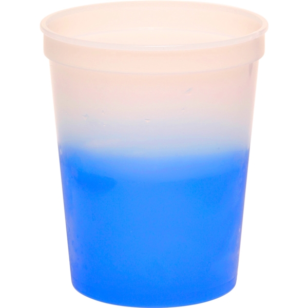 Blue color option for 16 Oz Color Changing Mood Stadium Cup