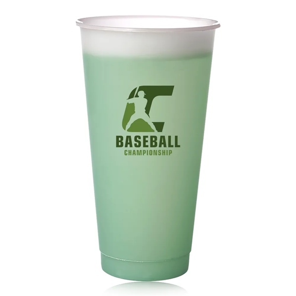 Green color option for 24 Oz. Color Changing Mood Stadium Cups