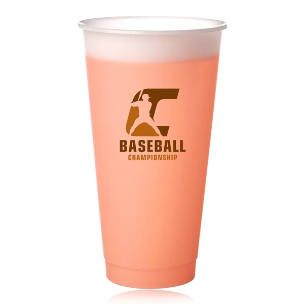 Orange color option for 24 Oz. Color Changing Mood Stadium Cups