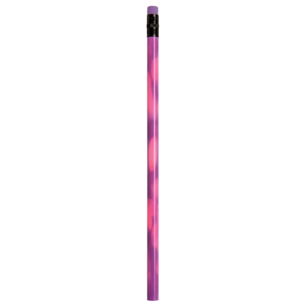 Purple To Hot Pink color option for Recycled Mood Pencil With Matching Eraser