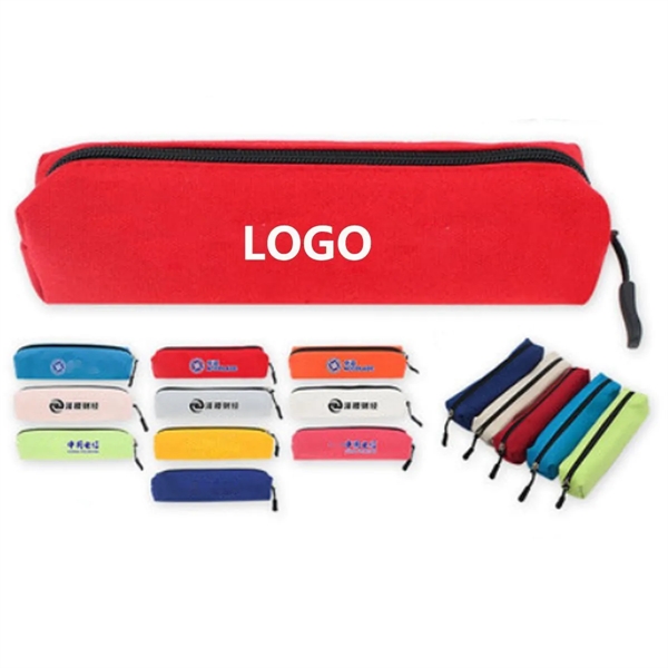 Red color option for Zipper Waterproof Bag Pencil Pouch