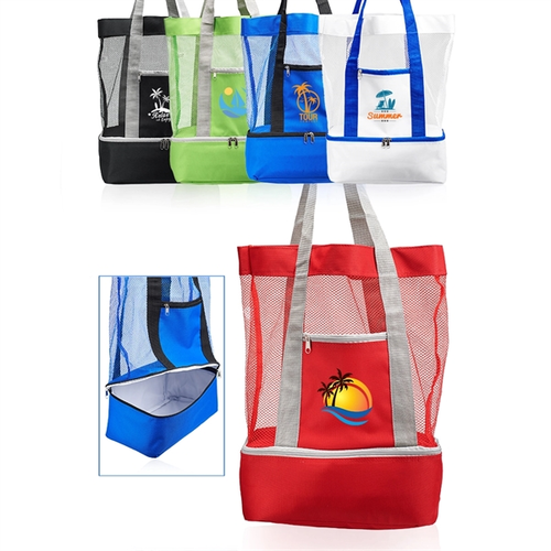 Main photo of Mesh Picnic Cooler Tote Bag