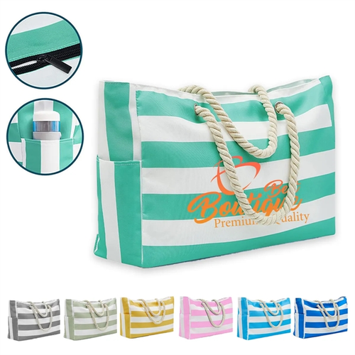 Photo of Waterproof Large Beach Tote Bag Summer Sand Proof Picnic