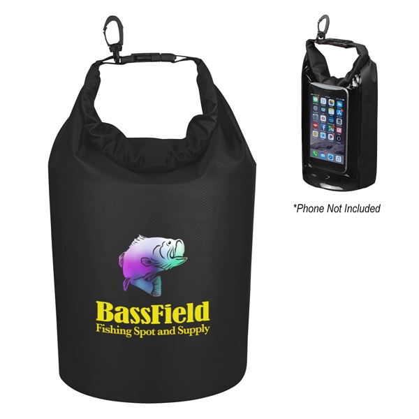 Clear/Black color option for Waterproof Dry Bag With Window