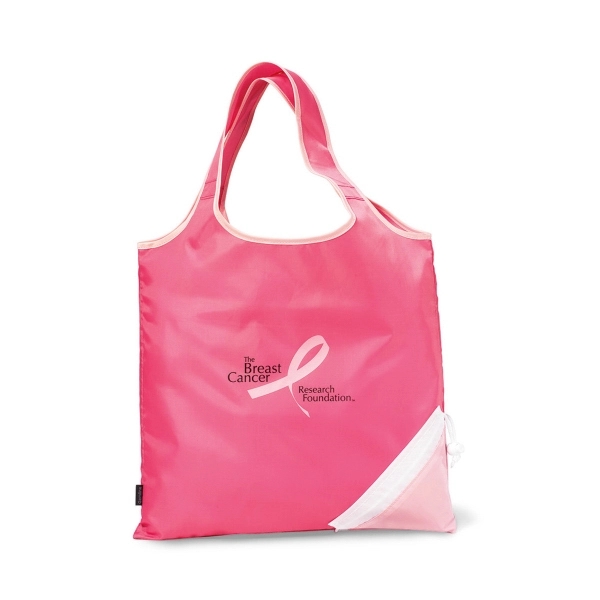 Peony Pink Deep Pink color option for Latitudes Foldaway Shopper