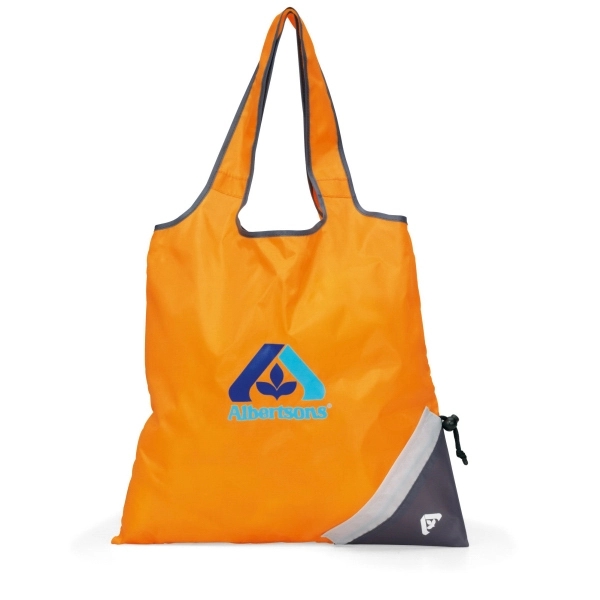 Tangerine Orange color option for Latitudes Foldaway Shopper