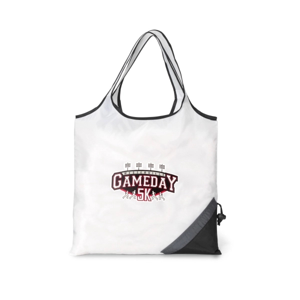 White Black color option for Latitudes Foldaway Shopper
