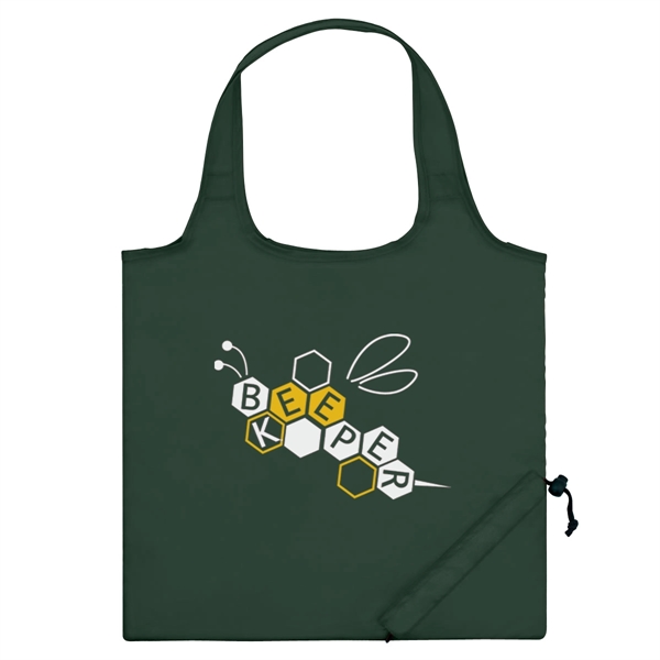 Recycled Forest Green color option for Foldaway Tote Bag