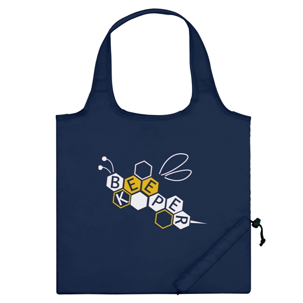 Recycled Navy Blue color option for Foldaway Tote Bag