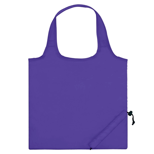 Recycled Purple color option for Foldaway Tote Bag
