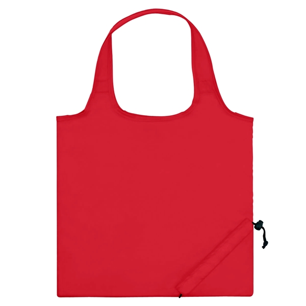 Recycled Red color option for Foldaway Tote Bag
