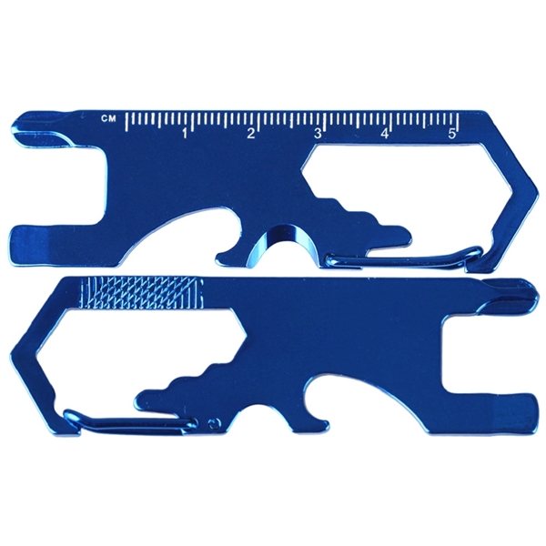 Blue color option for Multi Function Bottle Opener With Carabiner