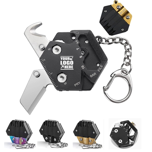 Main photo of Multifunction Keychain Knife Outdoor Escape Mini Tools