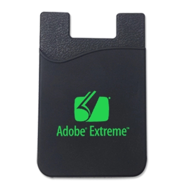 Black color option for Silicone Smart Phone Wallet