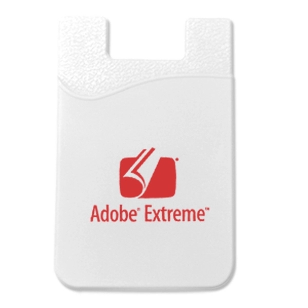 White color option for Silicone Smart Phone Wallet