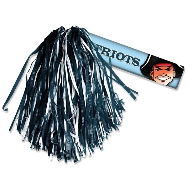 Black color option for 11" Economy Stick Pom Pom