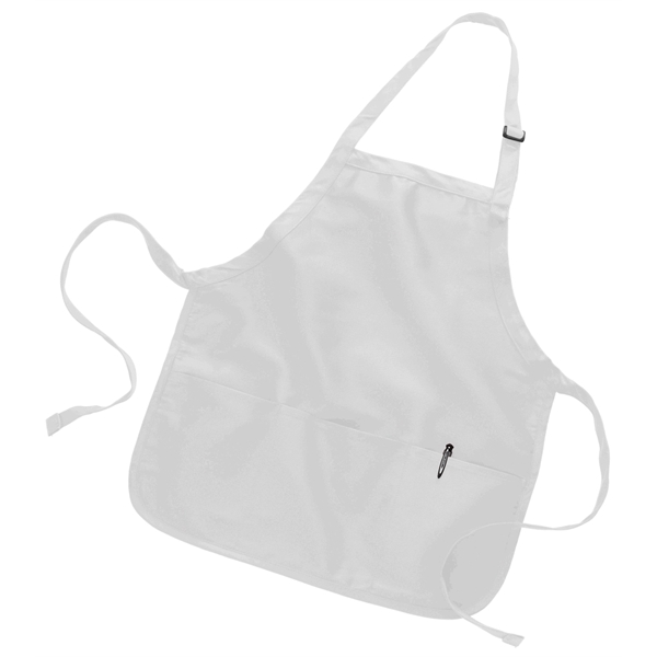White color option for Multipurpose Sublimation Apron W/ Custom Logo & Adjuster