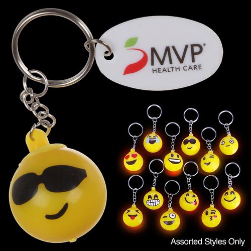 Photo of Light Up Emoji Keychain