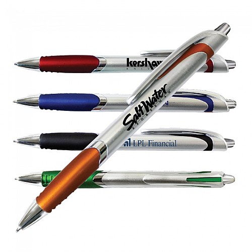 Main photo of Silver Crest Grip Pen