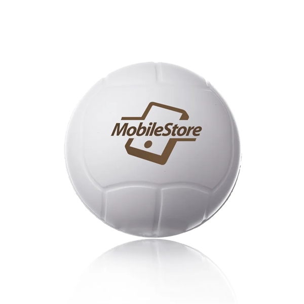 White color option for Volley Ball Shaped Stress Balls