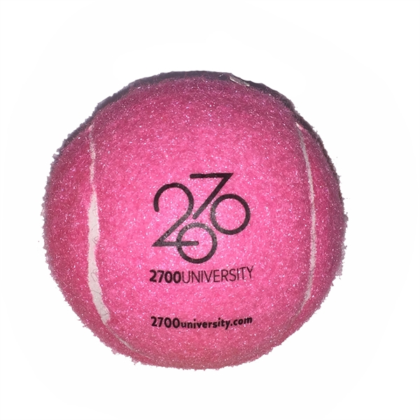 Pink color option for Pet Fetch Toy Tennis Ball