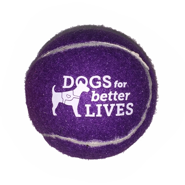 Purple color option for Pet Fetch Toy Tennis Ball