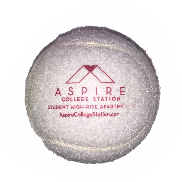 White color option for Pet Fetch Toy Tennis Ball
