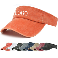 Cotton Empty Top Sun Visor Sports Hat