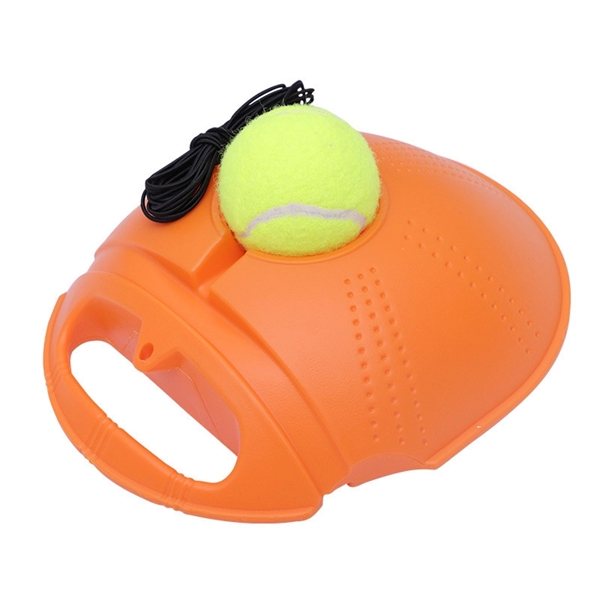 Orange color option for Single Tennis Trainer For Beginner With 2 Balls