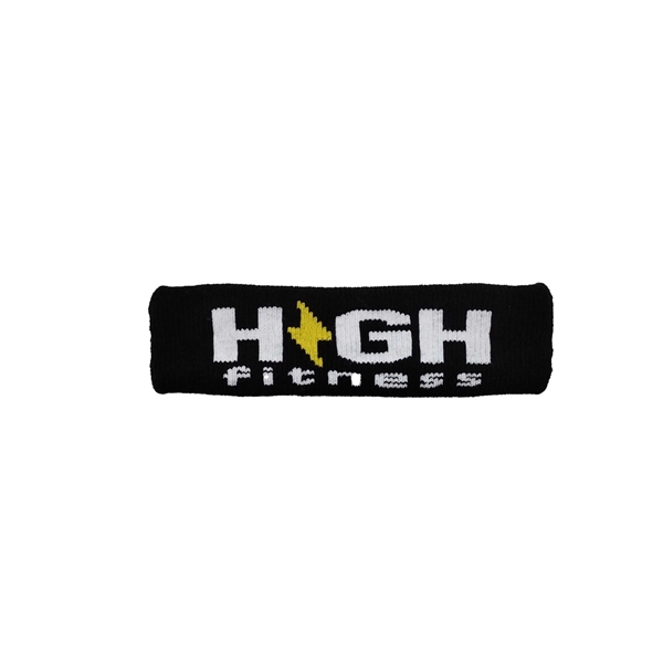Black color option for Heavyweight Headband With Knit In Design