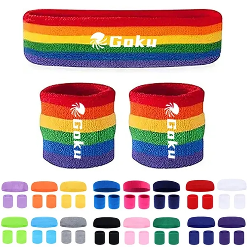 Main photo of 3 Pieces Sweatbands Set