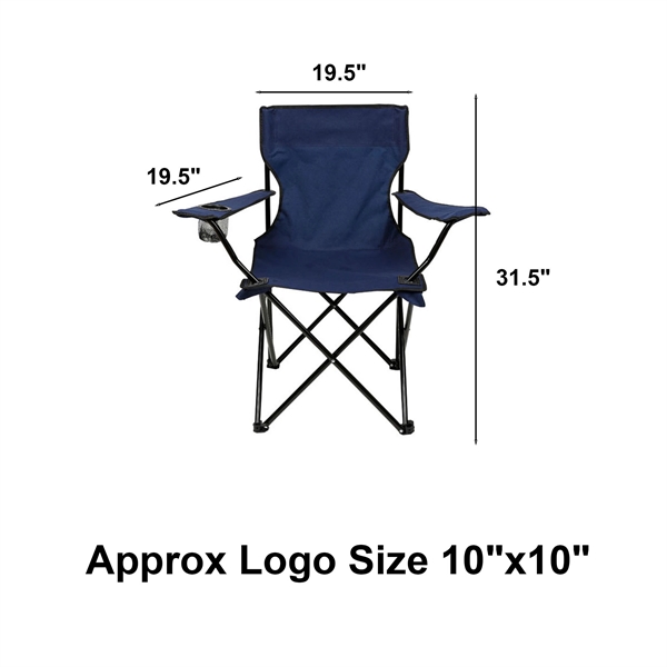 Blue color option for Portable Camping Beach Chair