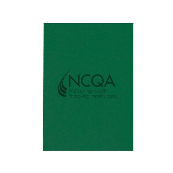 Green color option for 3" X 5" Usa Made Color Notebook Set