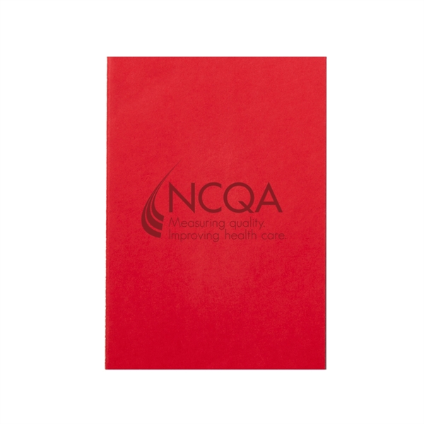 Red color option for 3" X 5" Usa Made Color Notebook Set