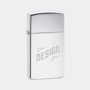 Photo of Zippo® Usa Made Slim High Polish Chrome Windproof Lighter